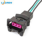 Universal odometer, temperature control sensor, fuel injector, connector, plug, wire, socket, and connector for automobiles