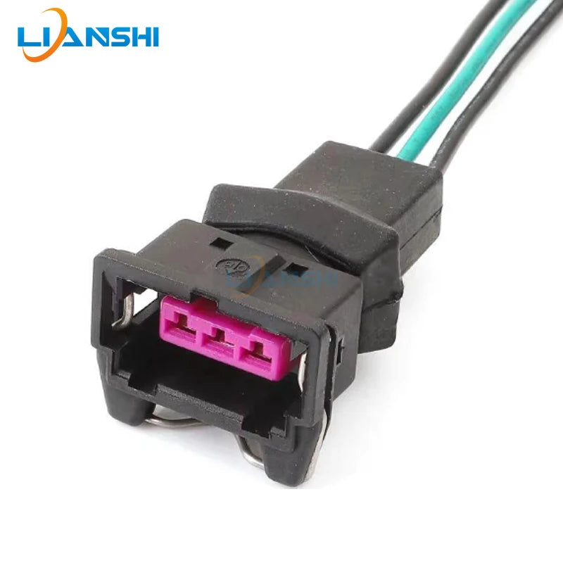 Universal odometer, temperature control sensor, fuel injector, connector, plug, wire, socket, and connector for automobiles