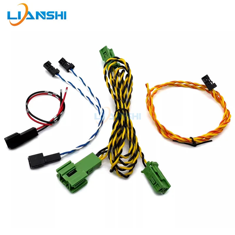 Mercedes-benz car audio system modification, low-frequency and high-frequency center speaker 1-inch 2-plug adapter harness