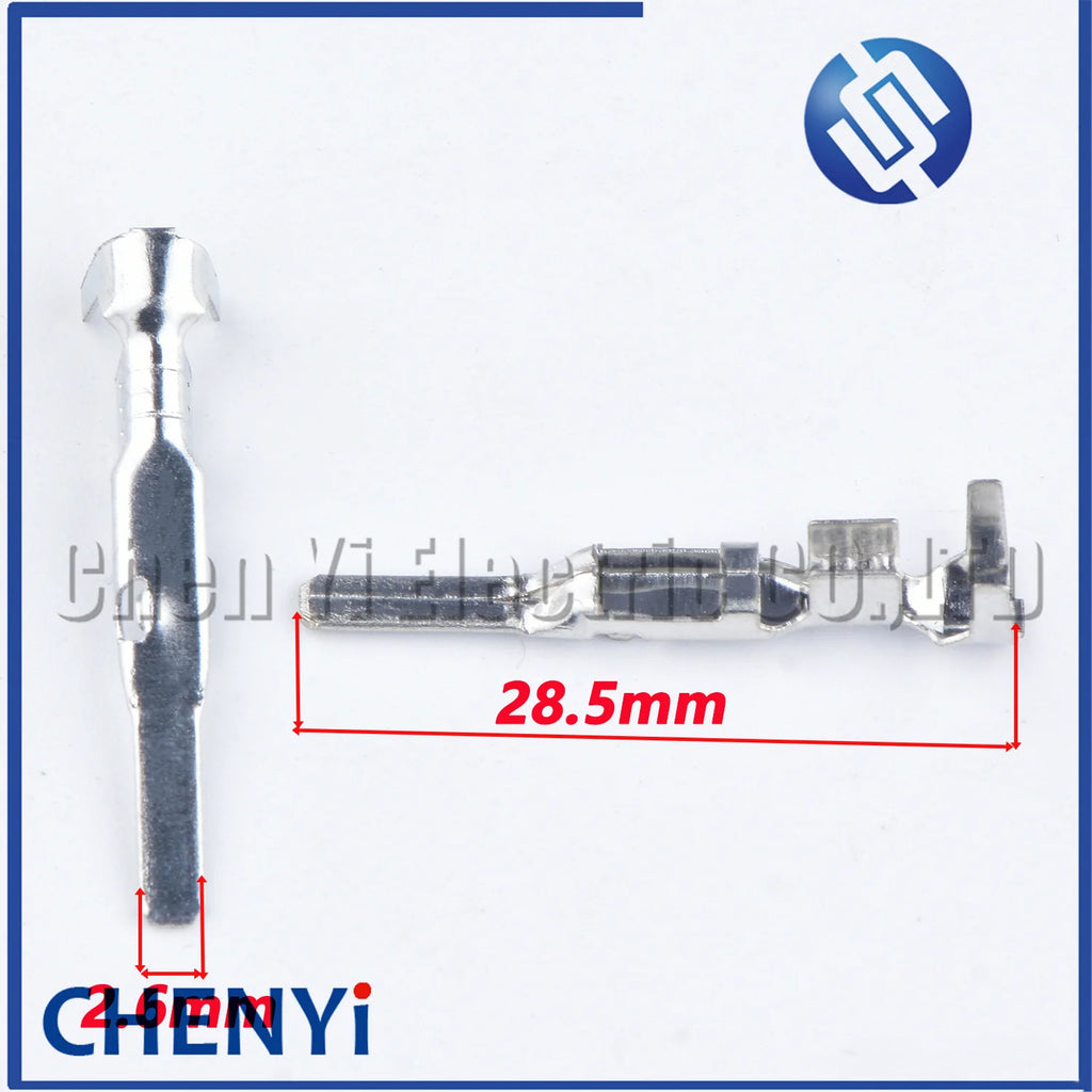 50 Pcs 2.8 mm series Automotive Cable Connector Metal Pins Splice Wire Crimp Terminals 15304719 15304720 LS2E40 73W GT280