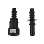 Car Fuel Line Coupler Hose Quick Connect Straight 9.89mm ID8 Car Fuel Line Hose Pipe Coupler Quick Release Connector SET