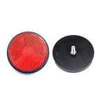 Circular Reflector Universal Motorcycle ATV Scooter Dirt Bikes Refraction Light Parts Night Reflective Light MOTO Lighting Amagi