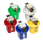 T5 LED Car Bulbs B8.5d Auto Car Dashboard Speed Lights Bulb Car Interior Lamp Accessories Dashboard Side Switch Lamps 12V