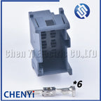 6 Pin male female Heavy duty car ABS EBS wire harness plug connector 8-968970-2 1-965640-3 1-965641-1 8-968970-1 With Pins