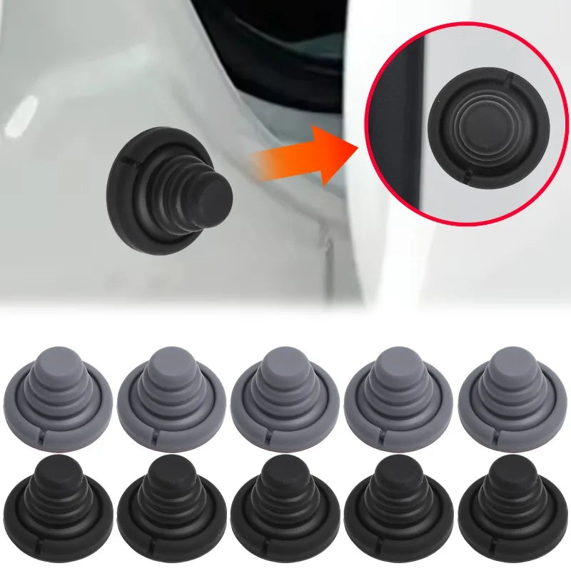 Silicone Door Shock Absorber Cushion Universal Hood Rear Trunk Reduce Noise Crashproof Airbag Buffer Anti Collision Pad Sticker