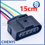 5 Pin Auto Ignition Coil Plug Sensor Connector Waterproof  Female or male Sockets 4D0973725 1J0973725 6X0973825