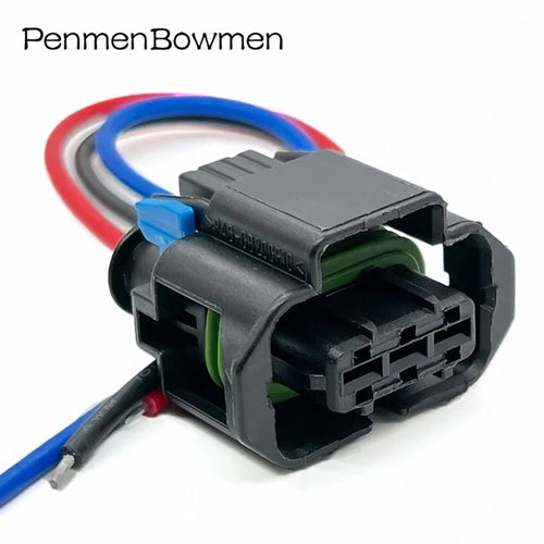 1 Set 3 Pin 3.5mm Auto Waterproof Electrical Cable Connectors Wire Harness Plug Socket Plastic Housing 15397338