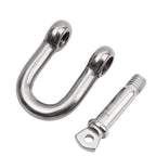 Stainless Steel D Ring Shackle HeavyDuty Ship Rigging Mooring Tow Recovery Clip Boat Vehicle Rope Chain Connector Metal Fastener