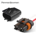 1 Set 2 Pin Auto High Current Fuse Holder Fan Electrical Cable Connectors Wire Harness Plug 12033769 for Metri pack 630Series