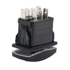 1 PC Winch IN OUT  Switch LED Rocker UTV Truck Boat 7 Pin  Switch Boat-shaped Switch For  Car Marine Truck Camper  Accessorie