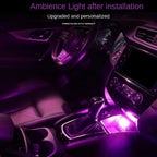 Car Cigarette Lighter USB Atmosphere Light LED Mini Colorful Night Light Wiring-Free Interior Lighting Supplies Accessories New