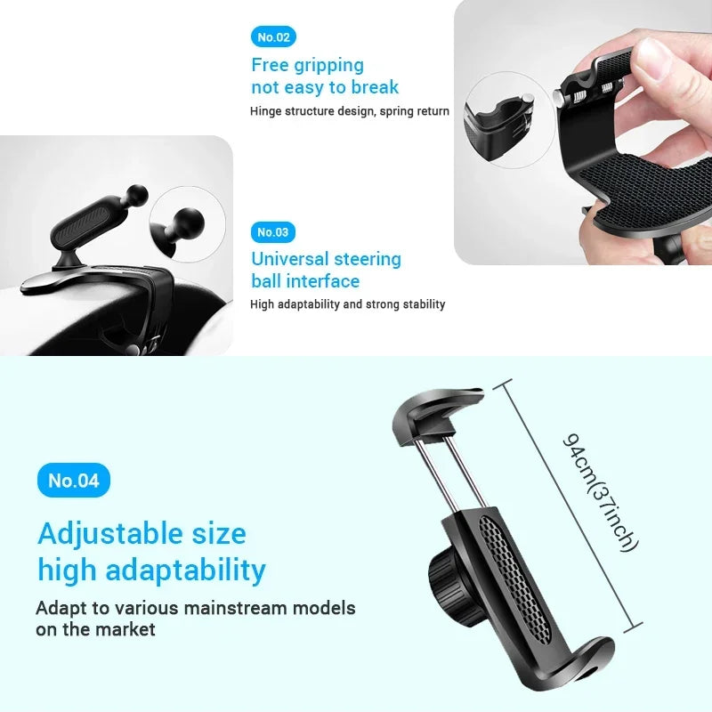 Car Dashboard Phone Holder Smartphone Stand For Mitsubishi Asx Lancer Outlander Pajero Sport L200 Colt Carisma Galant Grandis