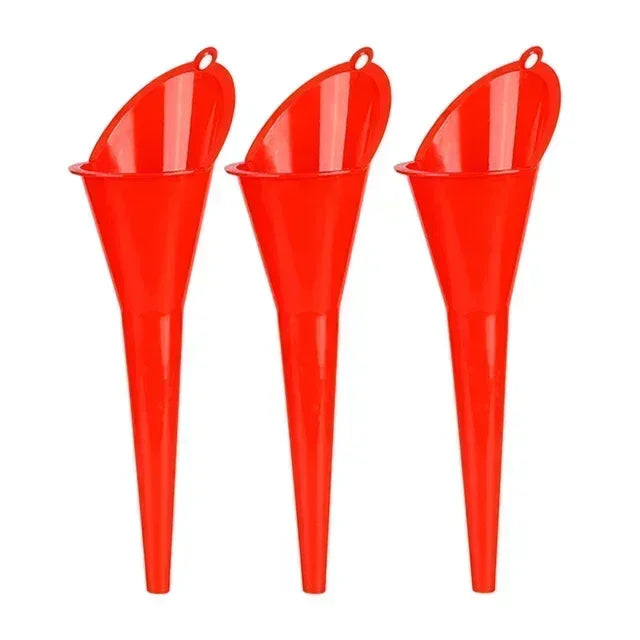 Car Long Stem Funnel Oil Fuel Filling Tools Anti-splash Plastic Oil Funnel Motorcycle Refueling Tools Auto Accessories Amagi