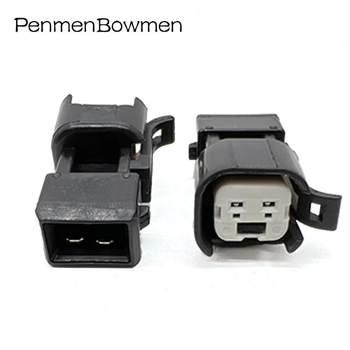 1 Set 2 Pin Car PCB Needle Seat Fuel Injector Adapter Electrical Connectors Wire Harness Plug Adapter for EV6-EV1USCAREV6EV14