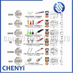 1 set specialized tool 8 in 1 kit for ratchet type wire crimping pliers SN-58B multifunctional storage bag wire crimping pliers