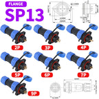 SP21 SP20 SP17 SP16 SP13 Docking 2P 3P 4P 5P 6P 7 12Pin IP68 Waterproof Aviation Connector,Panel Mount Connector Plug and Socket