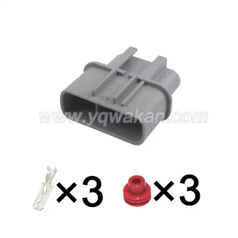 3pin auto waterproof  electric plastic  wire harness connector HD031YA-6.3-11