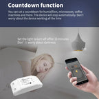 Tuya WiFi Smart Switch Module 1-5PCS - Alexa/Google Home Compatible LED Controller with Smart Life App for Remote Light Control