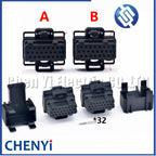16 Pin Automotive waterproof connector Urea pump Computer board plug With  pins and back cover 4-1437287-5 4-1437287-6