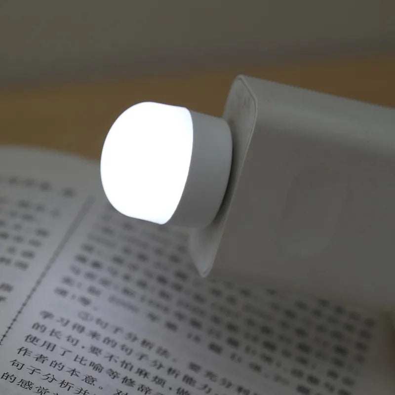 USB Night Light Portable LED Plug Lamp 1- 20pcs Warm White Eye Protection Reading LIght Lamp 5V 1W USB Plug Night Lights