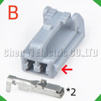 2 Pin Auto Connectors Electric seat reading light horn Wire harness Plug 7283-1020 9098...
