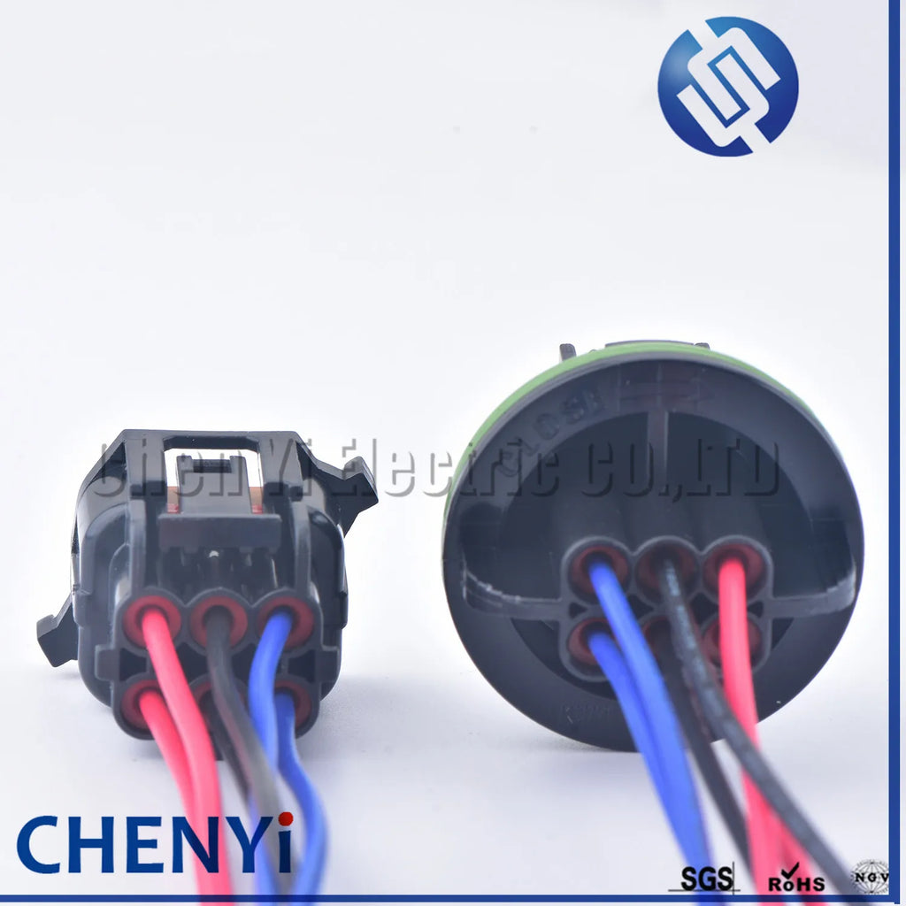 6 Pin Auto waterproof plug wiring cable Car headlight connector Light Lamp Plug for Hyundai Sonata Elantra IX35 K2 K3 K series