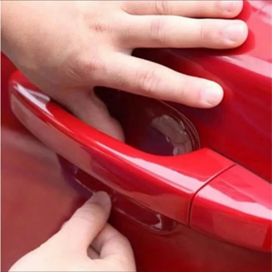 4Pcs Car Door Handle Invisible Film Scratch Decal Car Sticker Universal Car Handle Protection Film Styling Exterior Accessories