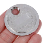 1pc Spark Plug Gap Gauge Tool Measurement Coin-Type 0.6-2.4mm Range Spark Plug Gage Gap Tool Feeler
