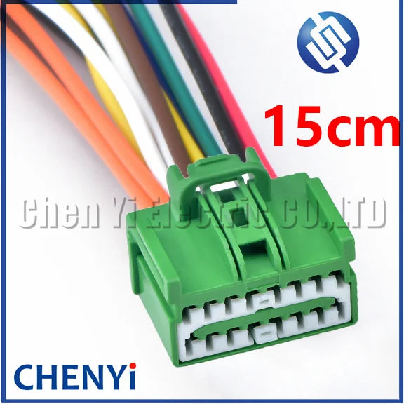 16 Pin Automotive CD player connector Amplifier audio plug 7283-6453-60 7282-6453-60 For Volvo Land Rover Mazda Buick