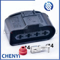 4 Pin female Automobile waterproof connector Oil pump assembly harness plug 4M0 973 724 4M0973724