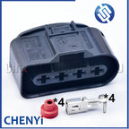 4 Pin female Automobile waterproof connector Oil pump assembly harness plug 4M0 973 724 4M0973724