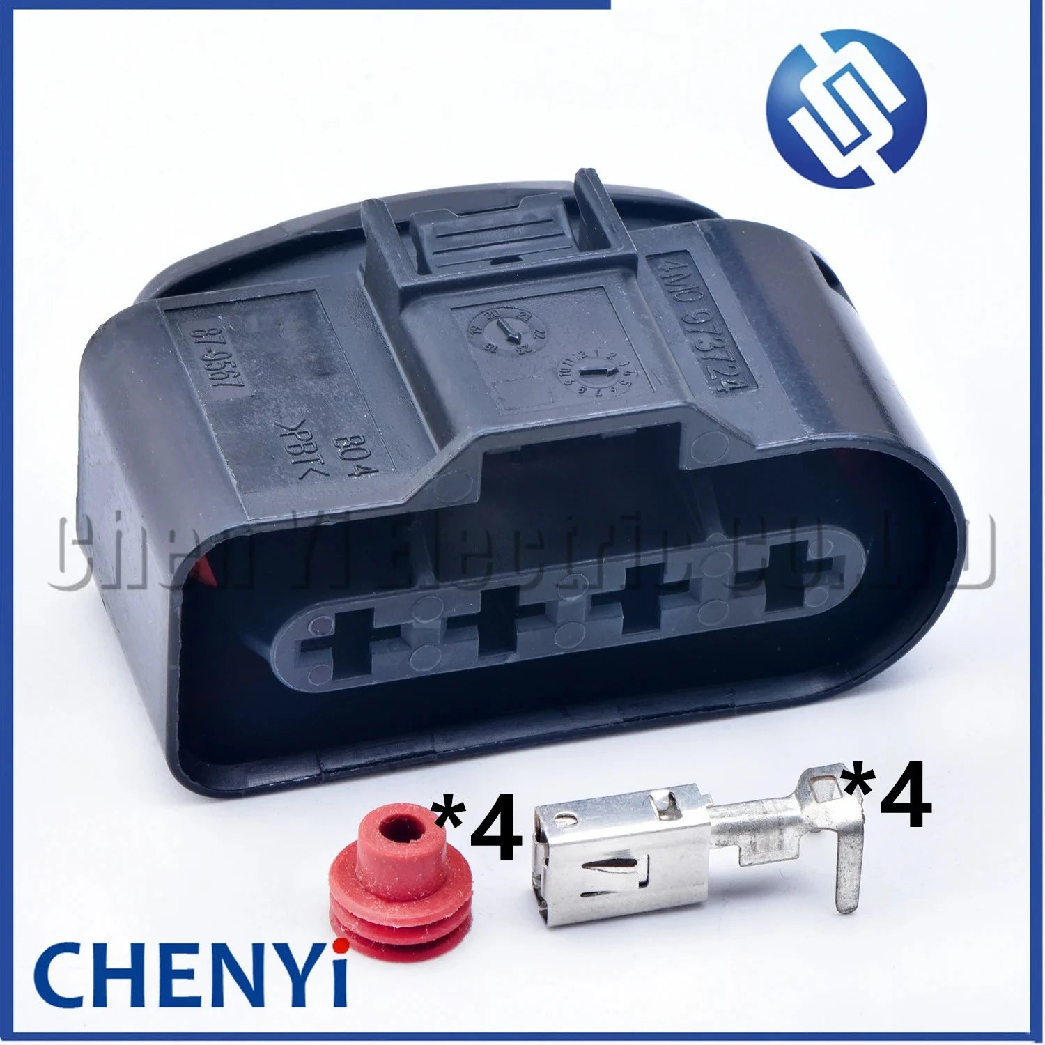 4 Pin female Automobile waterproof connector Oil pump assembly harness plug 4M0 973 724 4M0973724