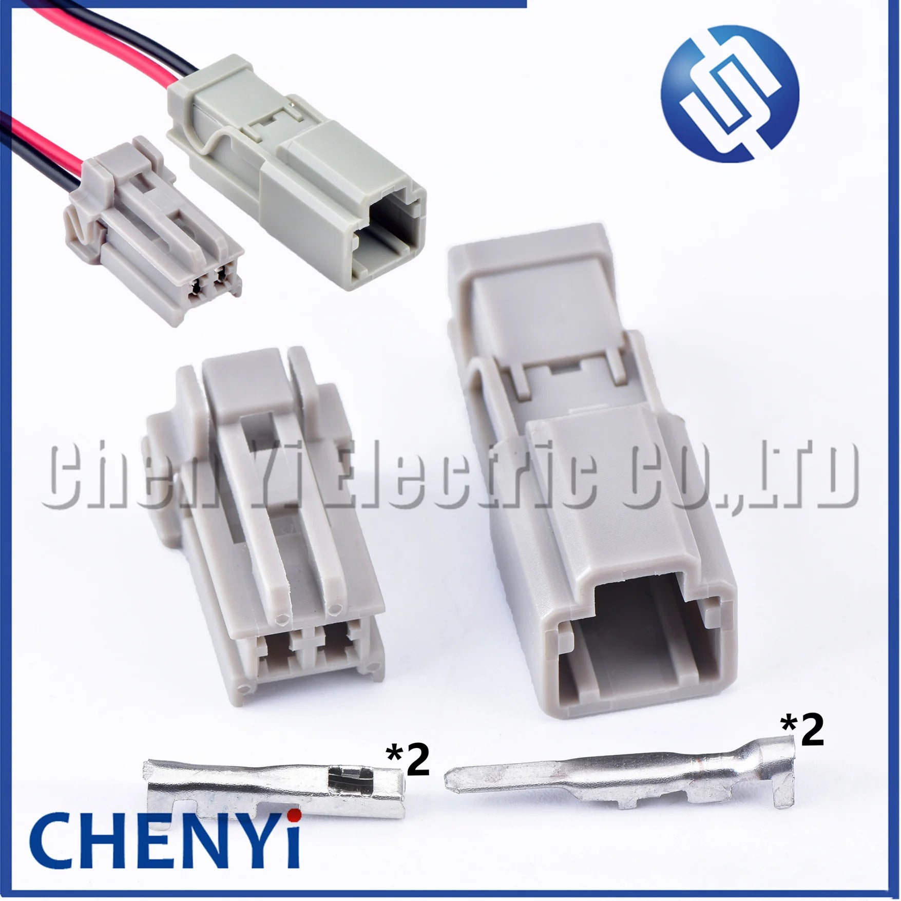2 Pin Auto Trunk Car Lock Electronic Connector Wiring Harness Plug 6098-0239 6098-0240 with wire or with Pin For Honda Nissan