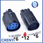 6 Pin male or female Automotive waterproof connector Car Door lock module plug with pins For Ford Transit JMC