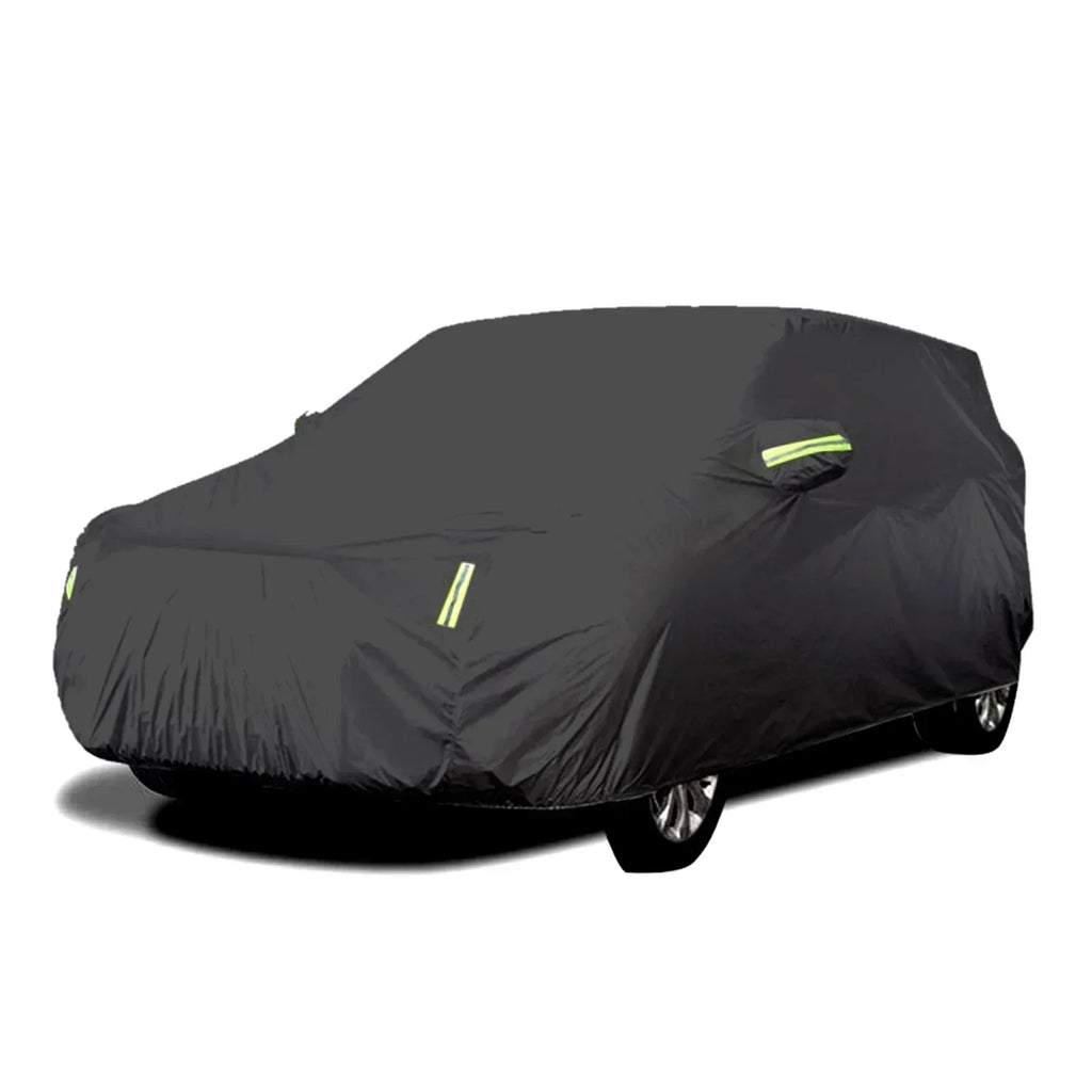 Universal For Audi A3 A4 A5 A6 A7 B7 B8 C5 Q2 Q3 Q5 7 Body Full Covers Black/Silver Outdoor Sun Snow Rain Protection Cover Amagi