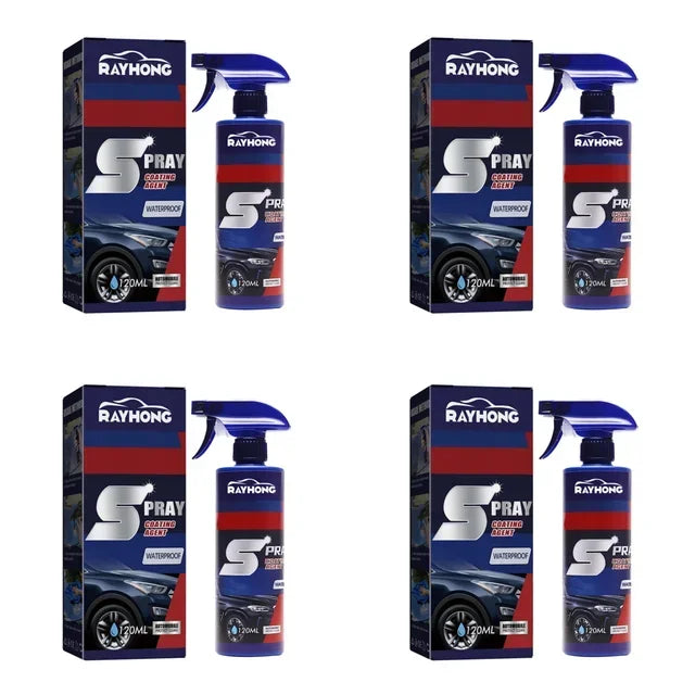 5PC Coating Renewal Agent 3 In 1 Ceramic Car Coating Spray Plastic Parts Refurbish Agent Fast-Acting Spray Waterless Wash amagi