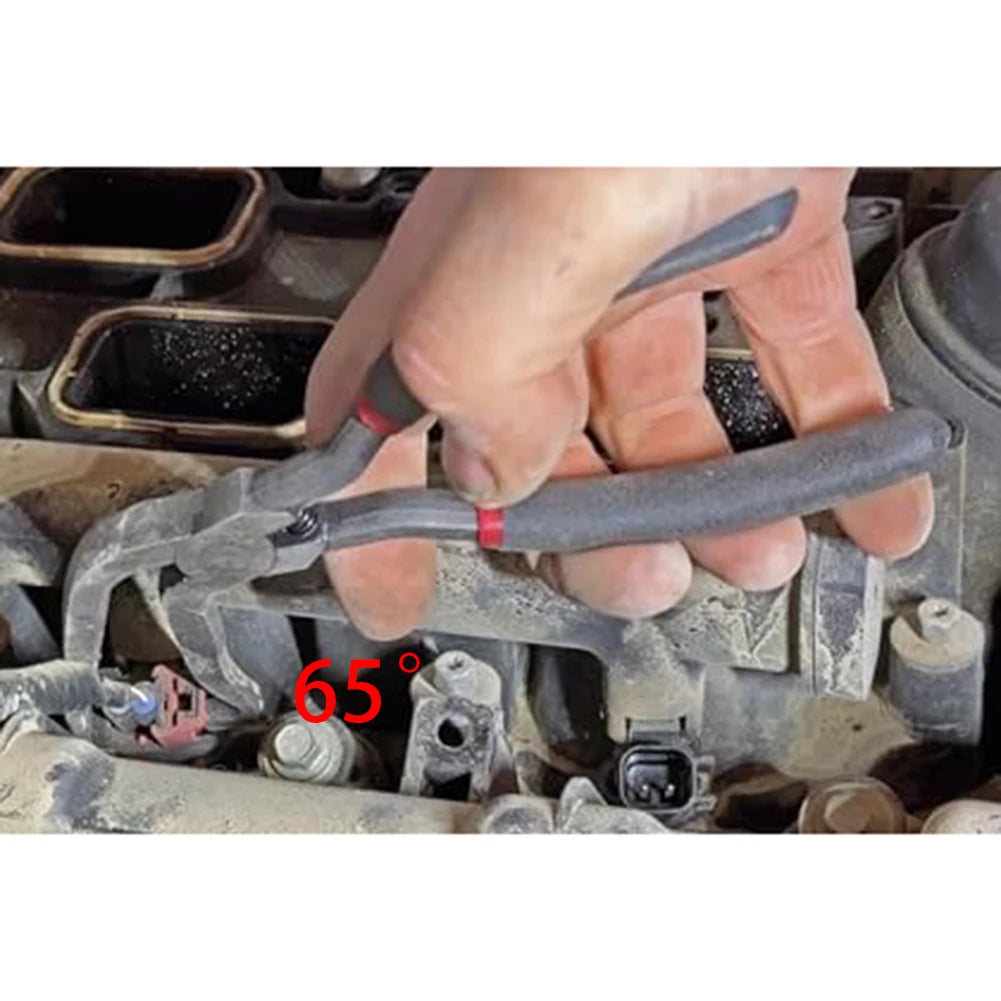Professional Automotive Pipe Joint Pliers Filter Caliper Electrical Connector Disconnect Removal Pliers 65 Degree