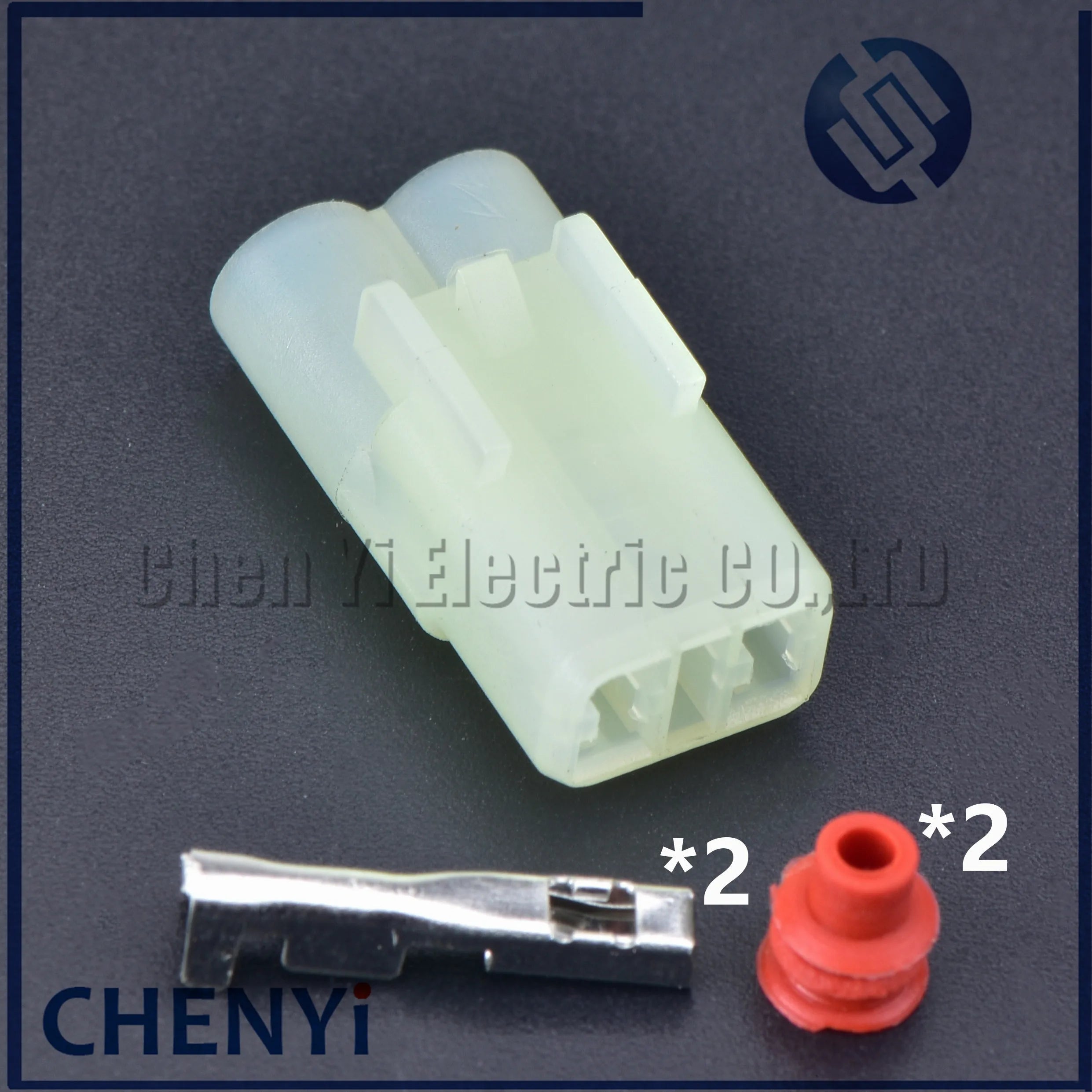 5 sets 2 Pin HM 090 automotive connector Power Battery Waterproof Electronic Connector 6187-2804 6180-2451 6187-2801