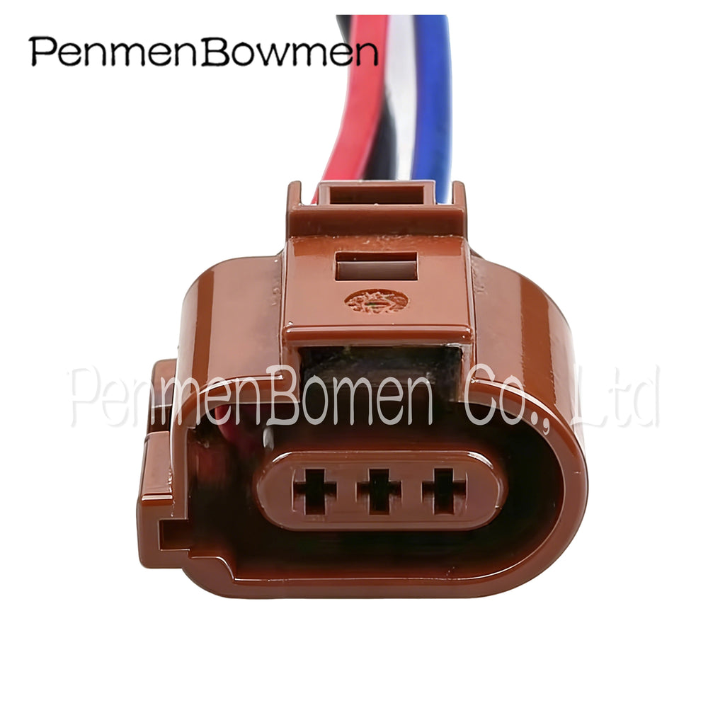1 Set 3 Pin Auto Daytime Running Light Electrical Cable Connectors Female Wire Harness Plug 3B0973703A for Magotan A4 A6