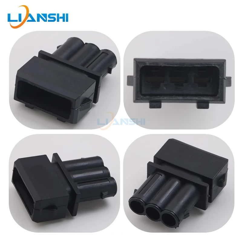 357972763 Car throttle fog lamp 3-hole plug male and female waterproof wiring harness connector DJ7032-3.5-11/21