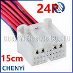 24 Pin Automotive connector engine Computer board ECU Wire harness plug 1746864-1 1318756-1 90980-12149 90980-12560 For Toyota