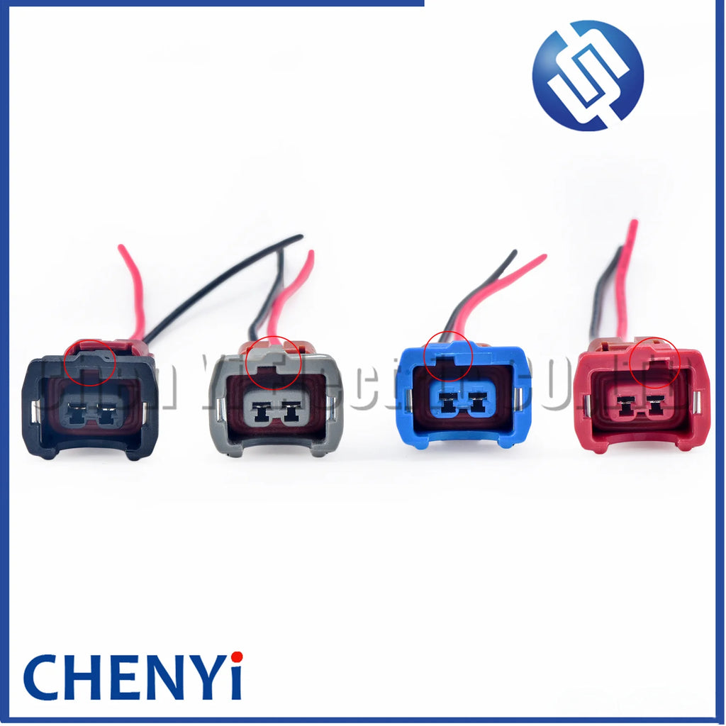 2 Pin Auto Knock Sensor Connector Fuel Injector Wire harness plug PB185-02326 For Mitsubishi Nissan MMC A32 A33 4G91 4G92