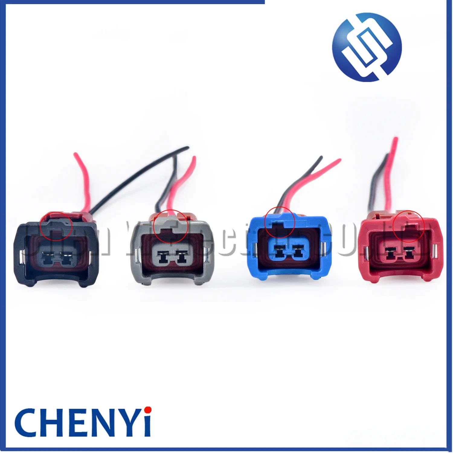 2 Pin Auto Knock Sensor Connector Fuel Injector Wire harness plug PB185-02326 For Mitsubishi Nissan MMC A32 A33 4G91 4G92