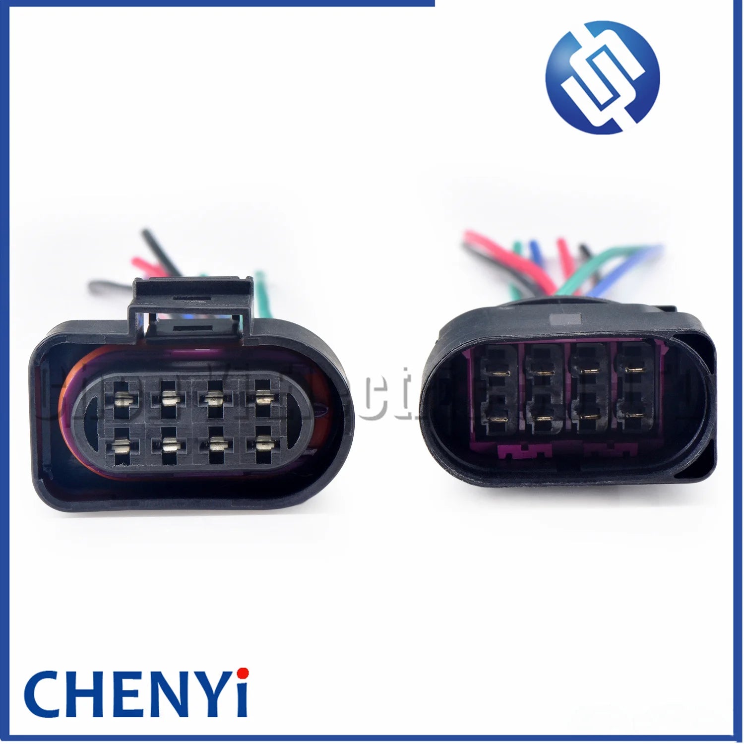 8 Pin 3.5 series Auto waterproof connector Front bumper radar tail light Headlights Lamp wire harness plug 8D0973734 8D0973834