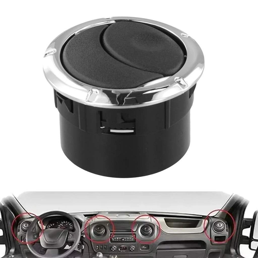 Air Vent  Cover Outlet Grille Dashboard  Air Vent With Chrome 8200212480 For  Renault For Dacia For Master  3 Car Accessorie