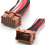 21 Pin Car Male Plug Socket AC Assembly Brown Auto Electric Cable Unsealed Male Female Connector 1-967630-1
