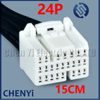 17/22/24/28/31Pin Automotive vehicle central control ecu connector radio mudule Plug 353029-1 For Toyota Honda k20 Nissan proton