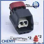 2 Pin Auto water jet motor plug temperature sensor connector 7282-5548-30 7283-5558-10 7282-5558-10 7283-5548-30 For Volvo Mazda