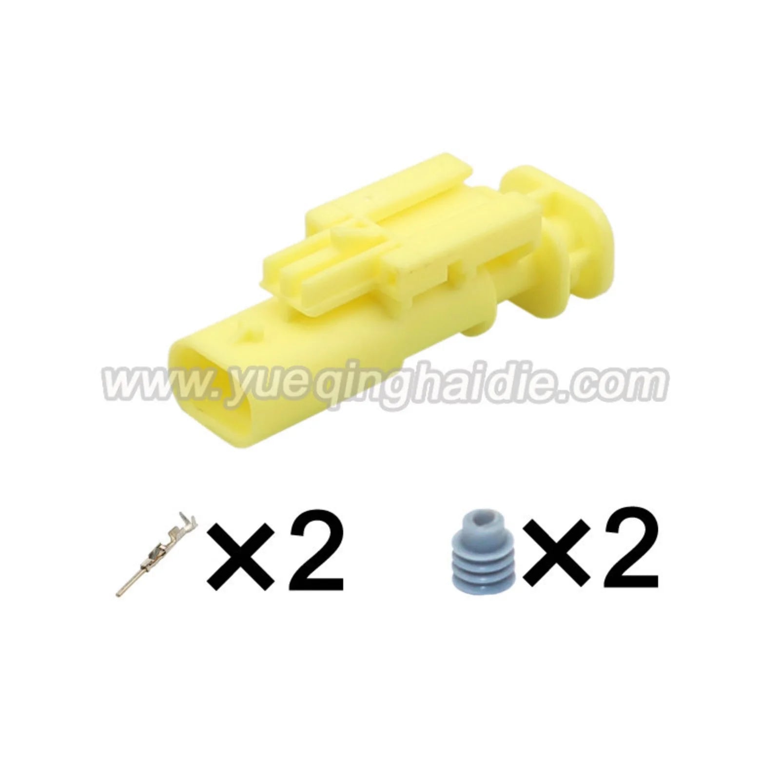 2PIN Auto Connector Waterproof 1.2mm Male Female Fuel Injector Connectors  For VW Audi 1-1703498-3 1-1718643-1 4F0973702