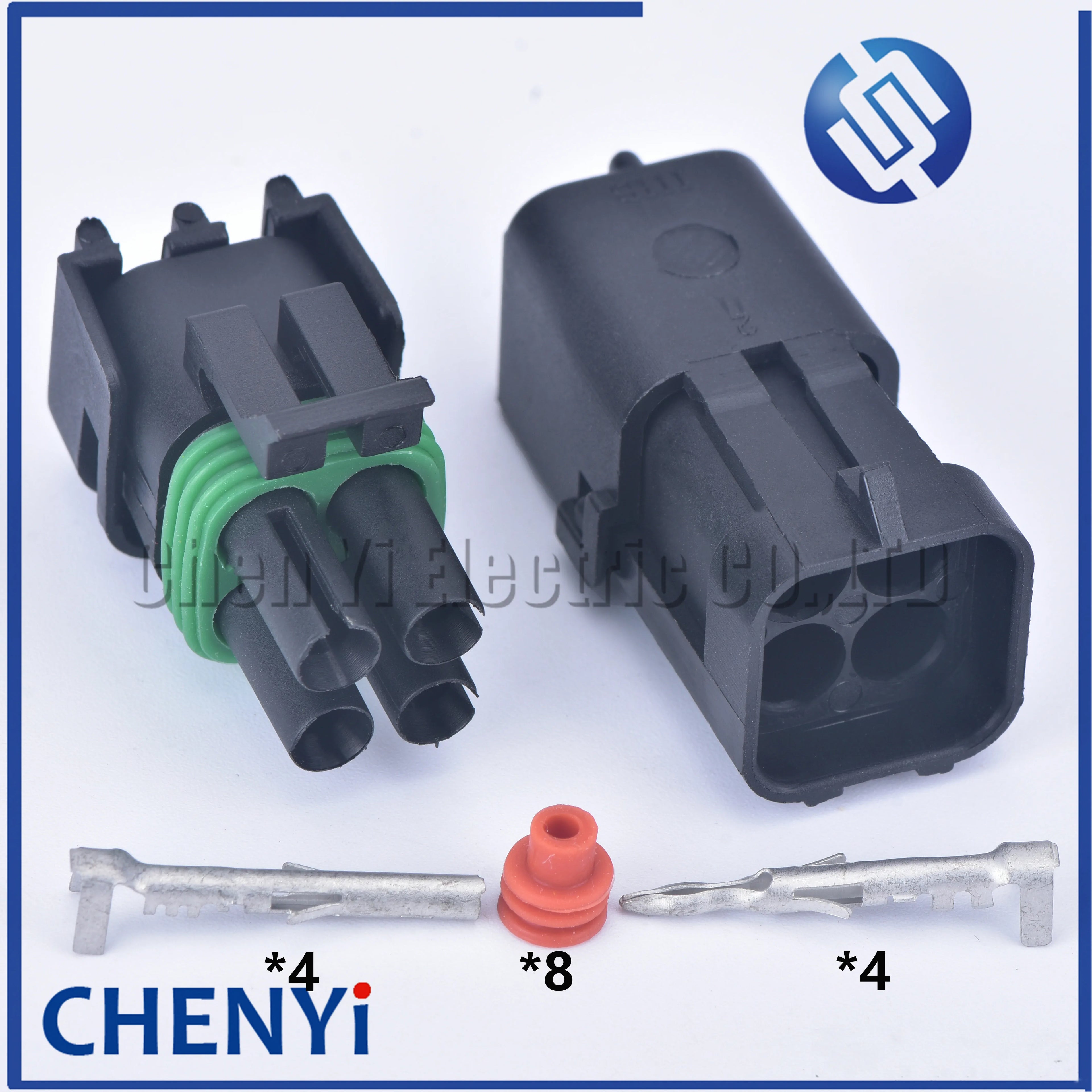 4 pin Seal 2.5 Series Female or Male Connector Plug Housing Electrical Wire Harness Socket 12015798 12015024